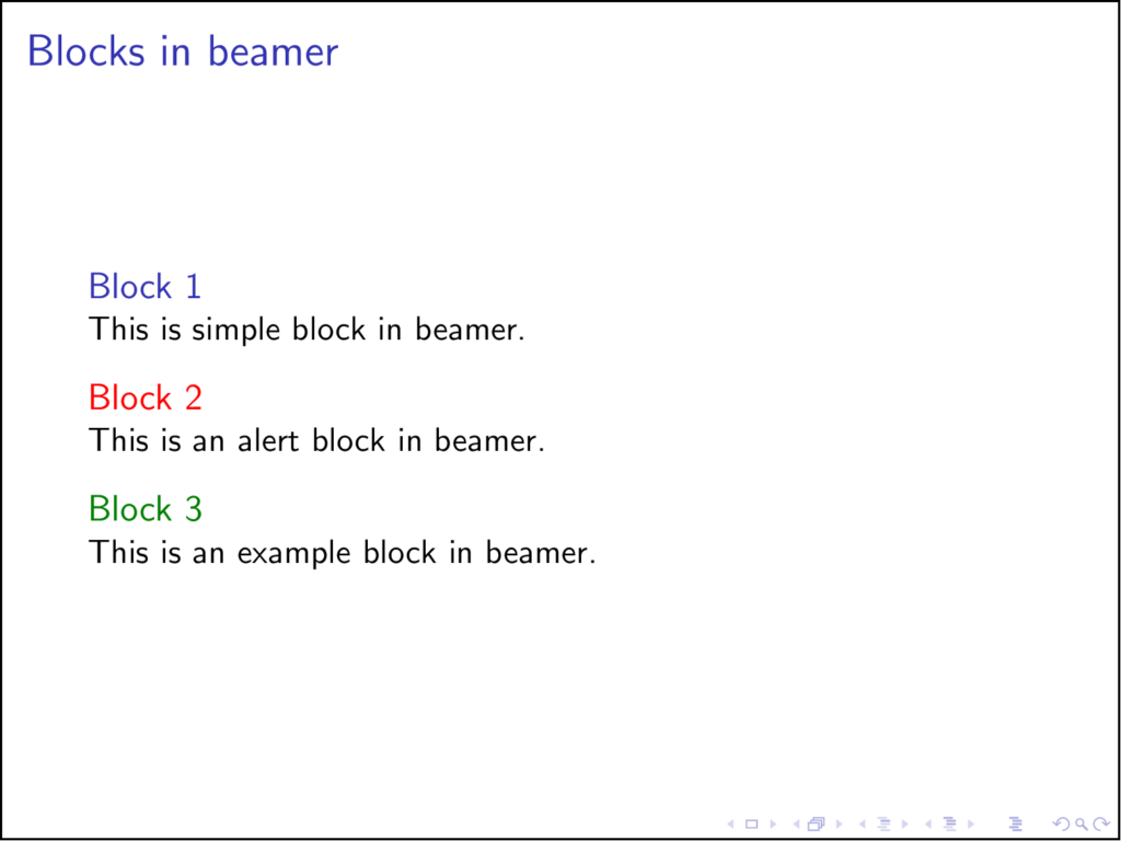 theme for beamer presentation latex