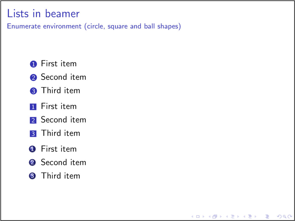 beamer presentation html