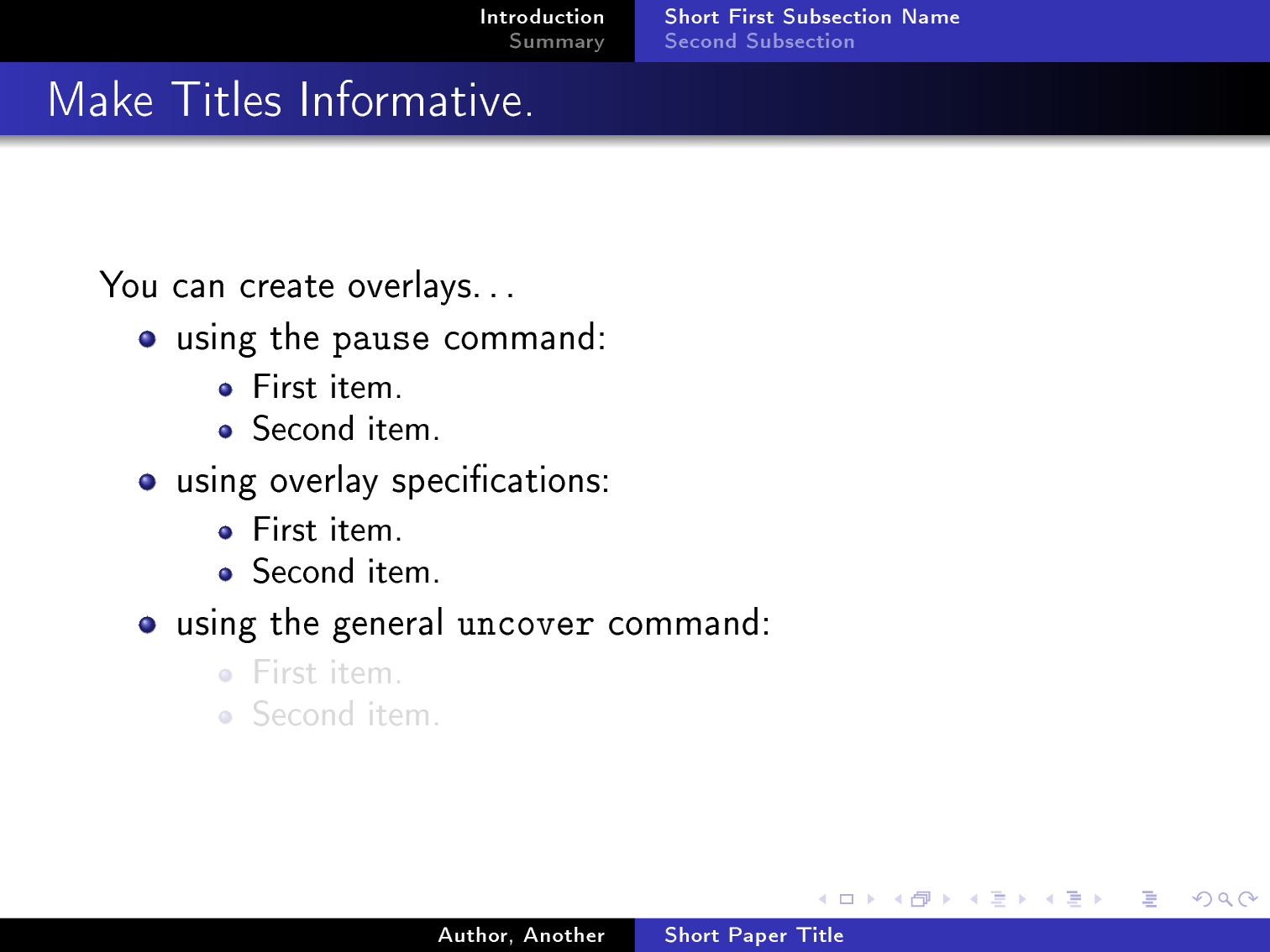 Beamer Installation Guide Easy as pie. LaTeX Beamer