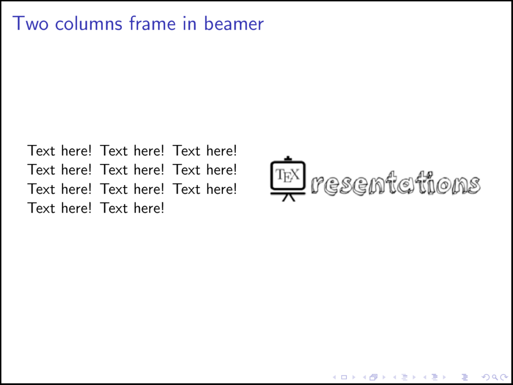 beamer presentation html