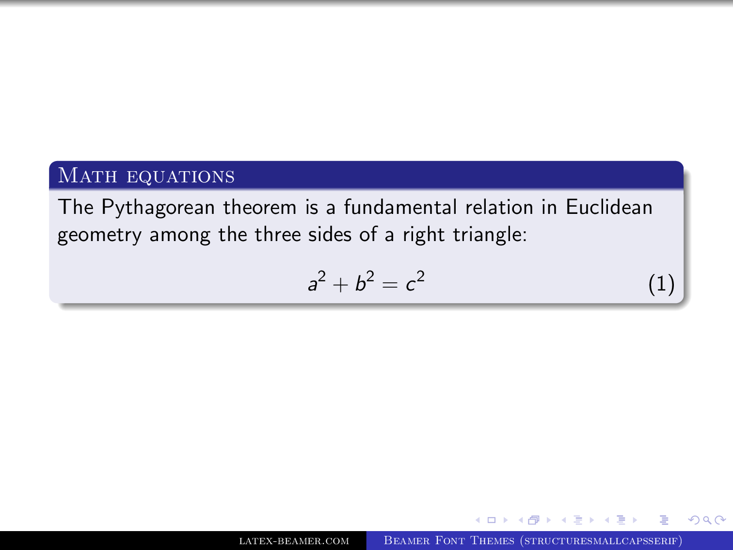 Beamer Font Change its Size, Family and style LaTeX Beamer