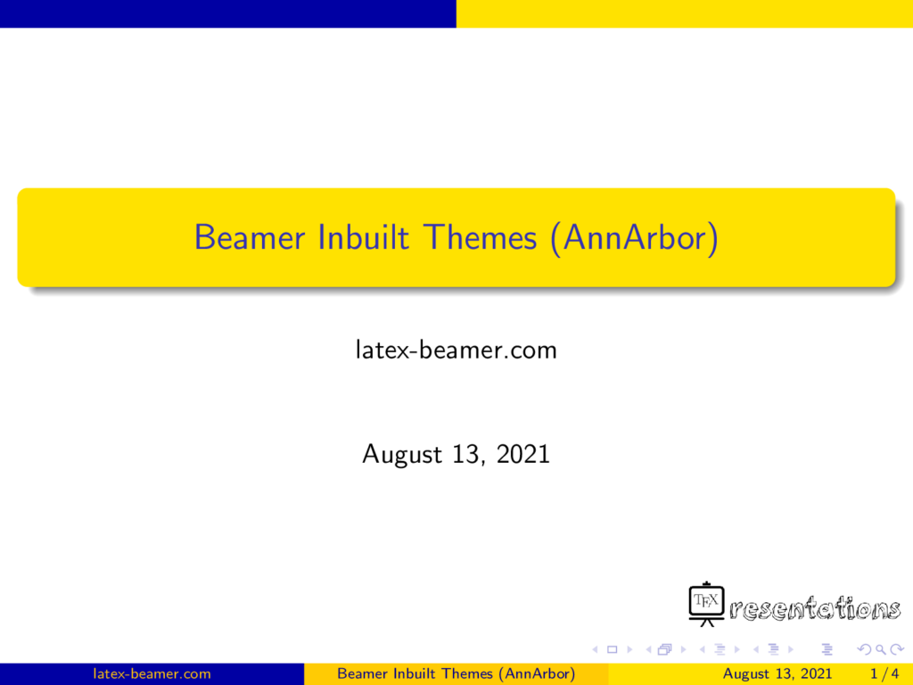 best beamer presentation template