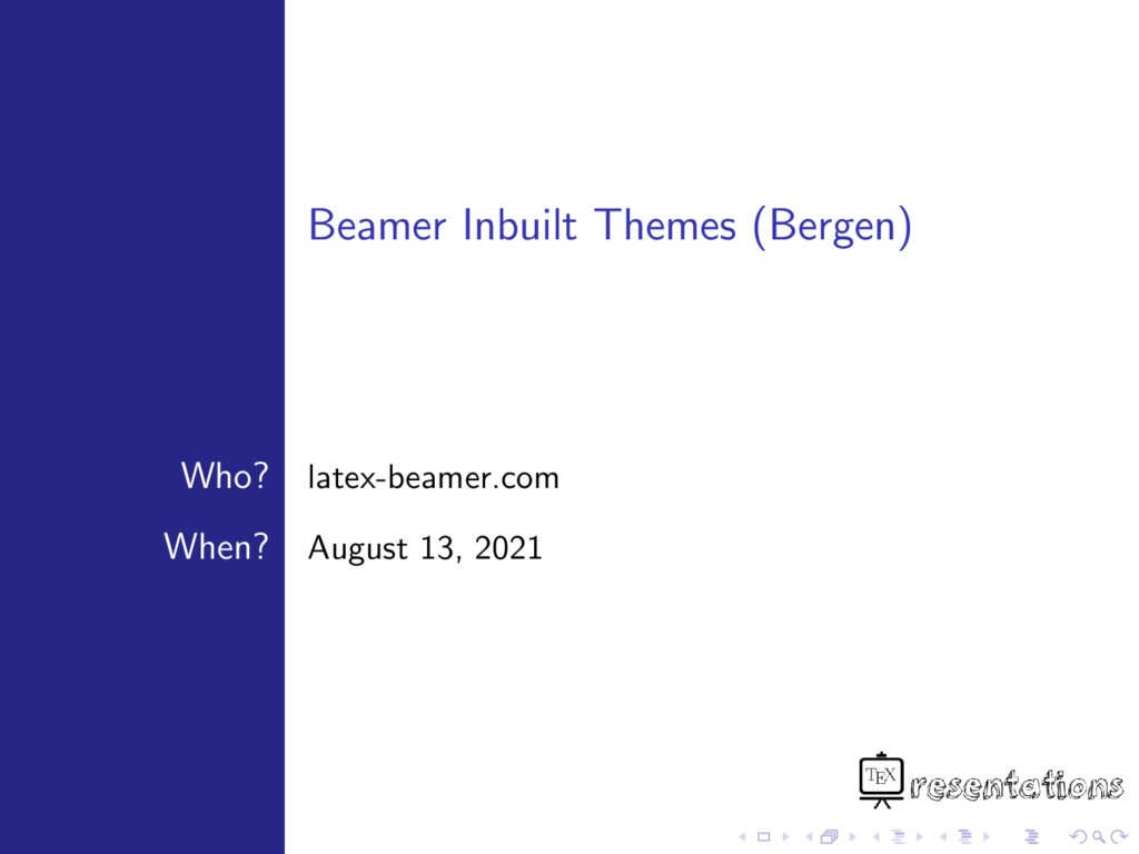 best beamer presentation template