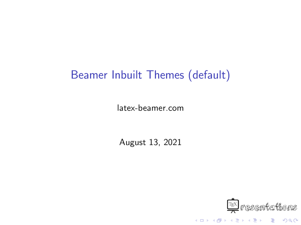 beamer thesis presentation template